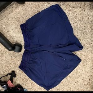 Navy Lulu Lemon shorts size 8